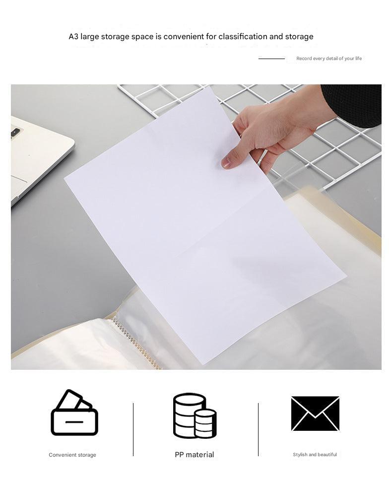User organising documents inside A3 folder