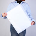 Side view showcasing multi-page file folder