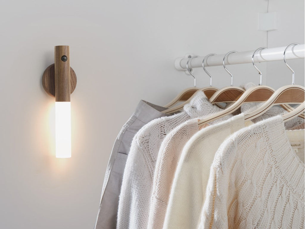 Modern LED night light in corridor