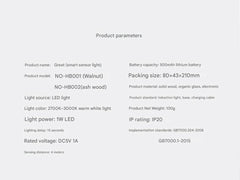 Decorative night light in modern home setting