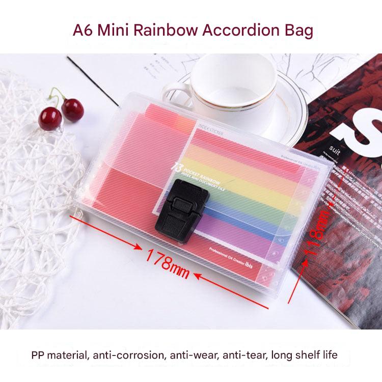 Compact file folder displaying vibrant colours