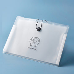 multifunctional A4 document bag open