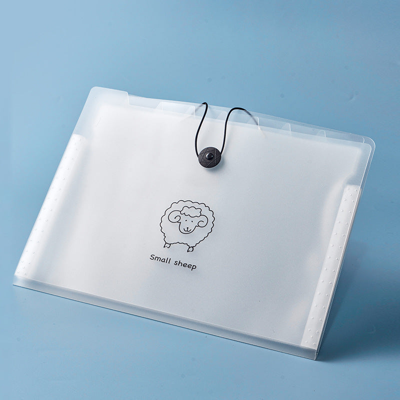 multifunctional A4 document bag open