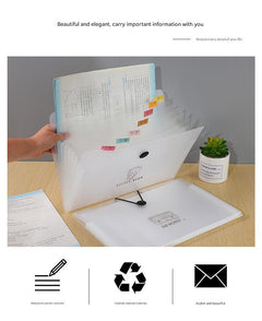 lightweight portable test paper organizer