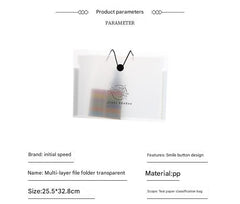 document bag with little bear design