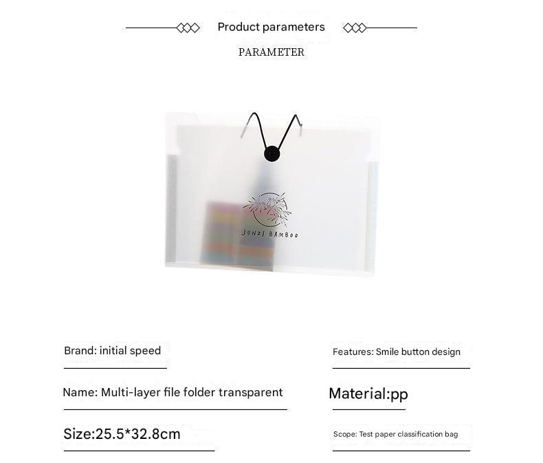 document bag with little bear design
