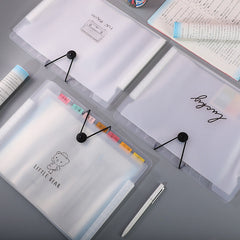 lightweight portable test paper organizer