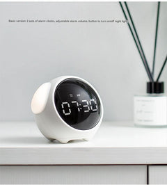Durable ABS plastic kids alarm clock from top