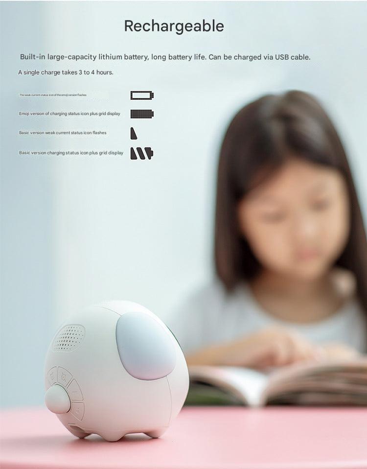 Engaging animated alarm clock for children