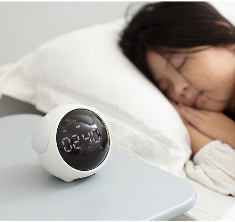 Kids LED Expression Pixel Alarm Clock pink