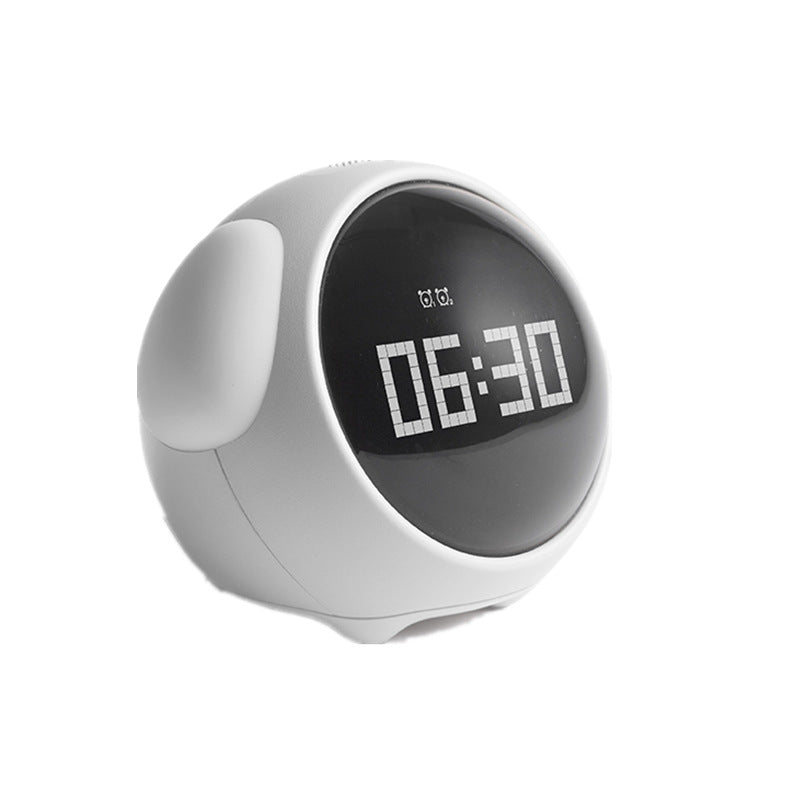 Durable ABS plastic kids alarm clock from top