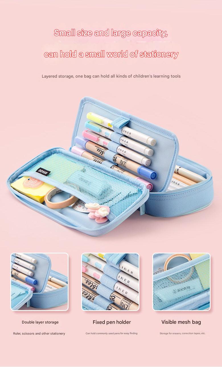 pencil case with stationery inside