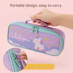 close-up of pencil case zipper detail