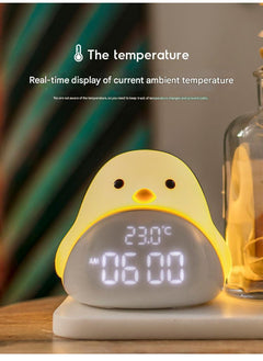 Close up of LED digital clock for kids