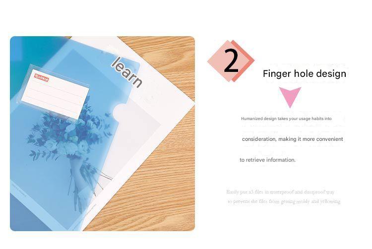 Image of green plastic folder displaying documents