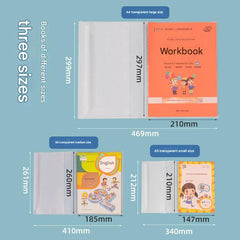 applying self-adhesive book film