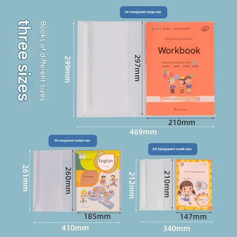 applying self-adhesive book film