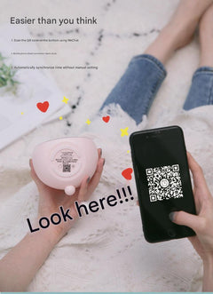 Cute rabbit clock showing time