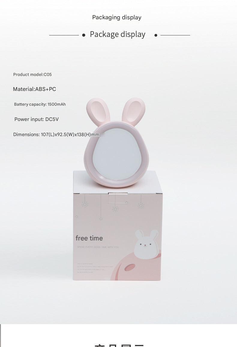 Cute Time Bunny LED Alarm Clock front view