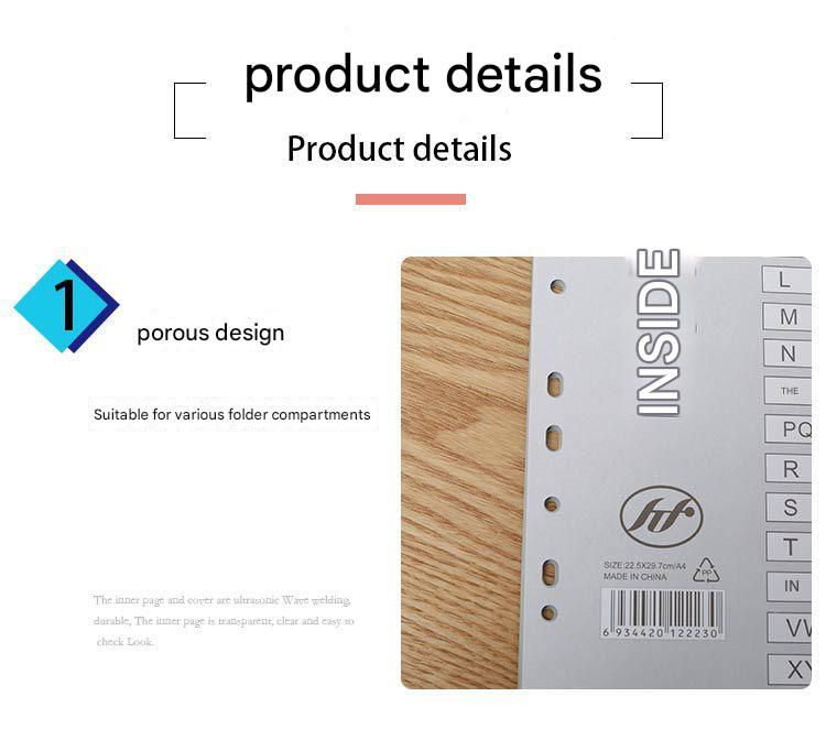 Premium A4 Colourful Divider Tabs Image 5