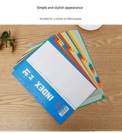Premium A4 Colourful Divider Tabs Image 8