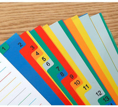 Premium A4 Colourful Divider Tabs Image 9