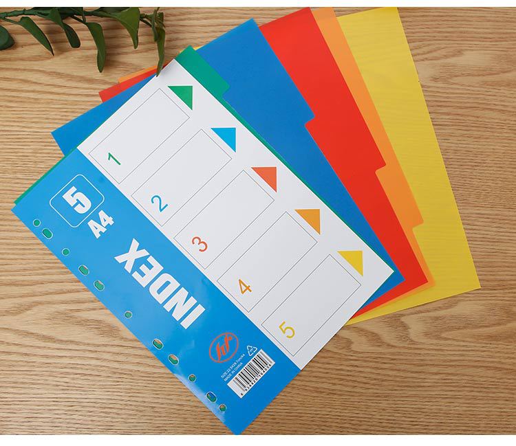 Premium A4 Colourful Divider Tabs Image 10