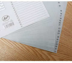 Premium A4 Colourful Divider Tabs Image 1