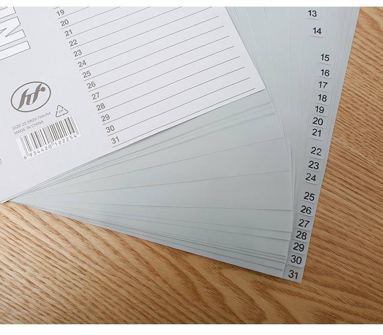 Premium A4 Colourful Divider Tabs Image 1