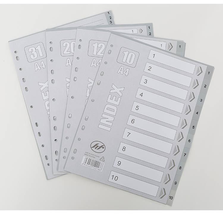 Premium A4 Colourful Divider Tabs Image 3