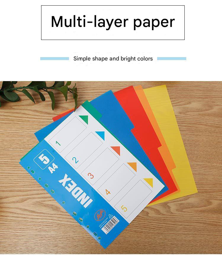 Premium A4 Colourful Divider Tabs Image 7