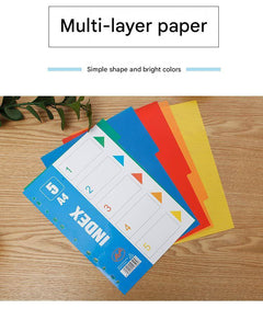 Premium A4 Colourful Divider Tabs Image 7