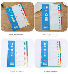 Premium A4 Colourful Divider Tabs Image 9