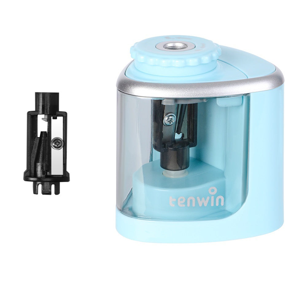 Electric pencil sharpener in a classroom setting