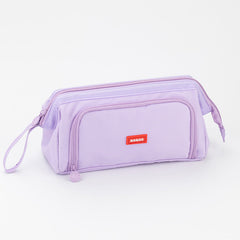 canvas pencil case with compartments