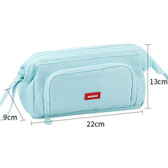 pink colour canvas pencil case