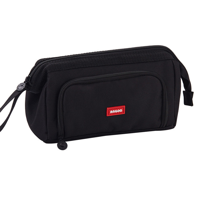 purple canvas pencil case