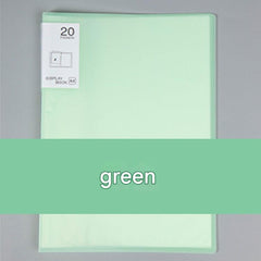 Open A4 document folder displaying documents