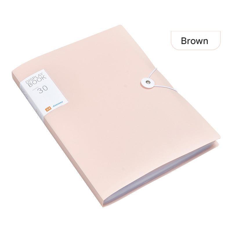 A4 Document Folder with 100 pages capacity