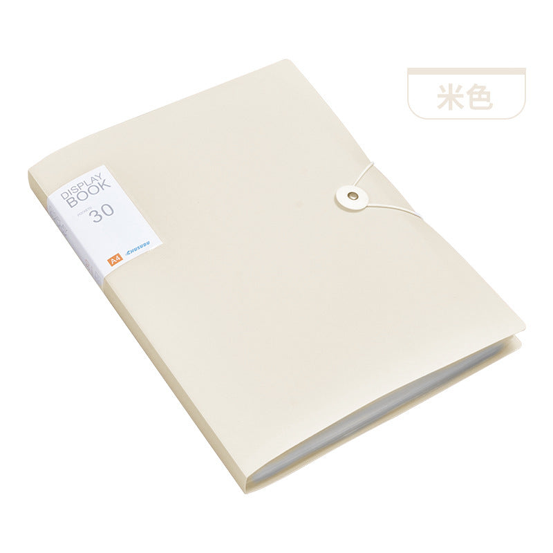A4 Document Folder showing high-quality plastic material