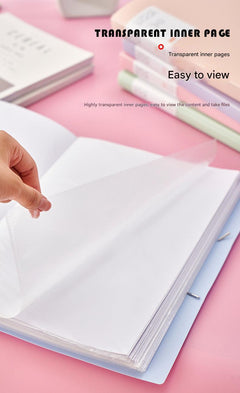 A4 Document Folder in purple colour