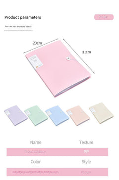 A4 Document Folder showing high-quality plastic material