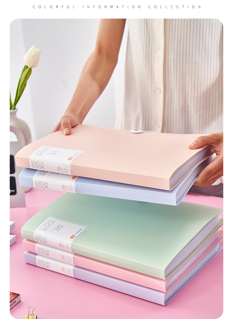 A4 Document Folder in blue colour