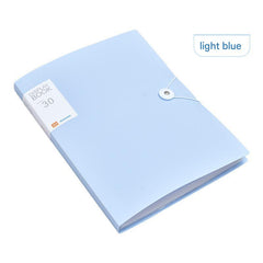 Multicolour A4 Document Folder displaying various sizes