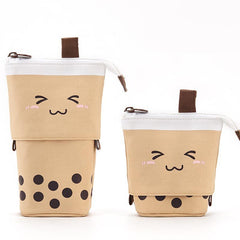 Cute Milk Tea Pencil Case assorted colours