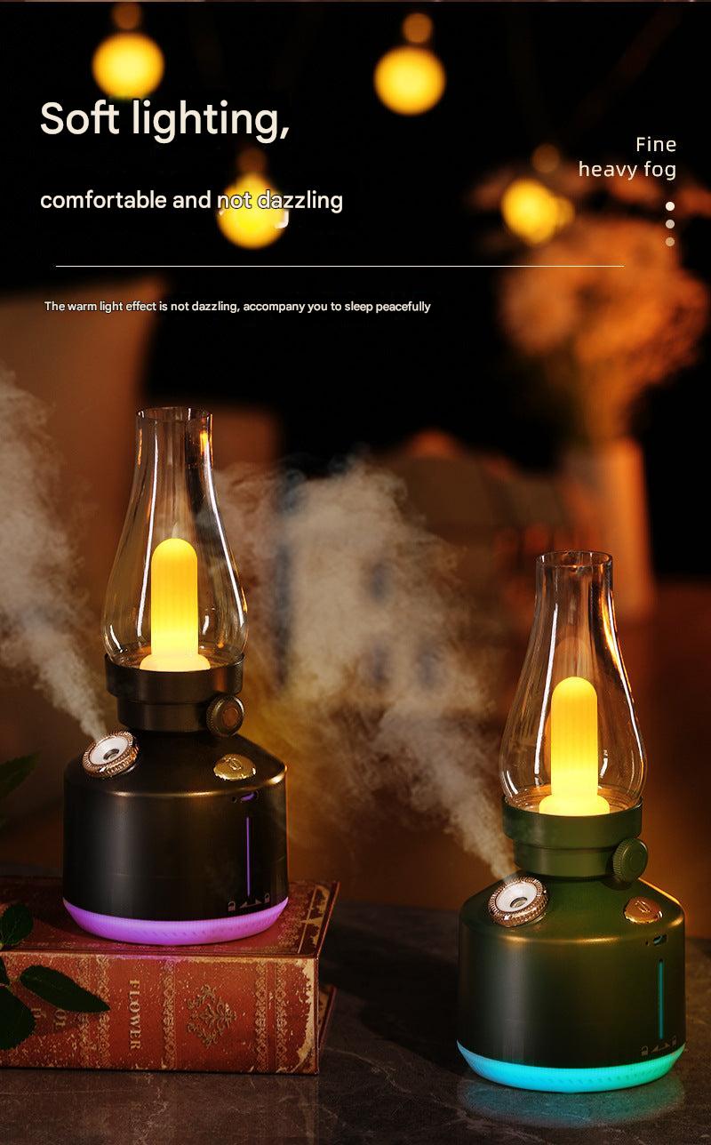 hum humidifier and light in outdoor setting