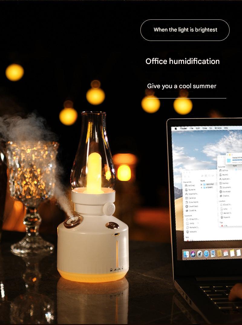 LED portable night light and ultrasonic humidifier