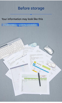 A4 filing portfolio on desk setting