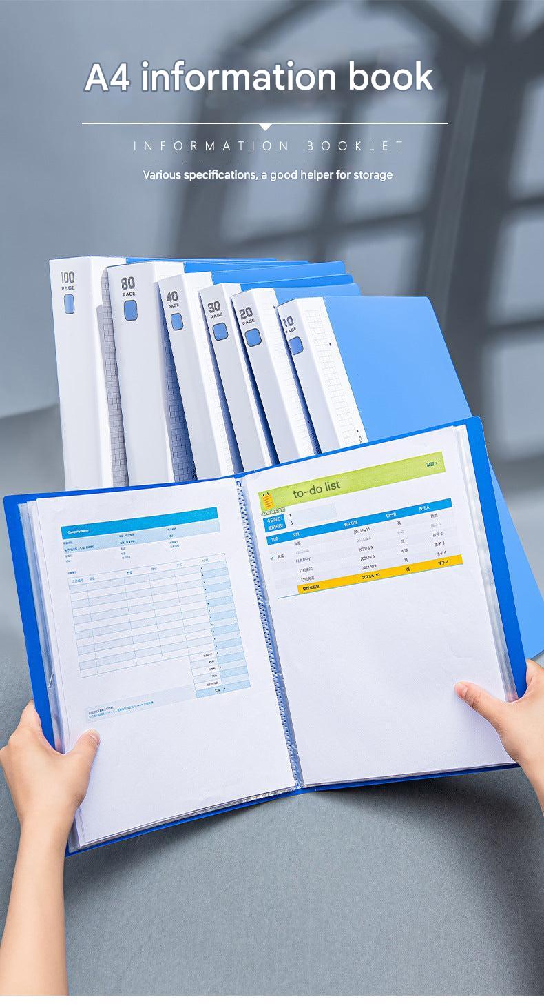 A4 document organizer slots detailed view