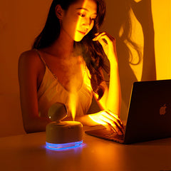 sunset lamp with LED projection light